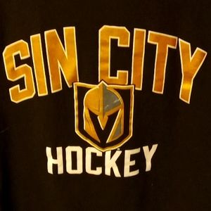 Golden Knights Tshirt,black.Size XL.Las Vegas 🏒 Hockey gear!! Sin City Hockey.